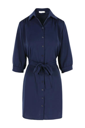 blousejurk marineblauw