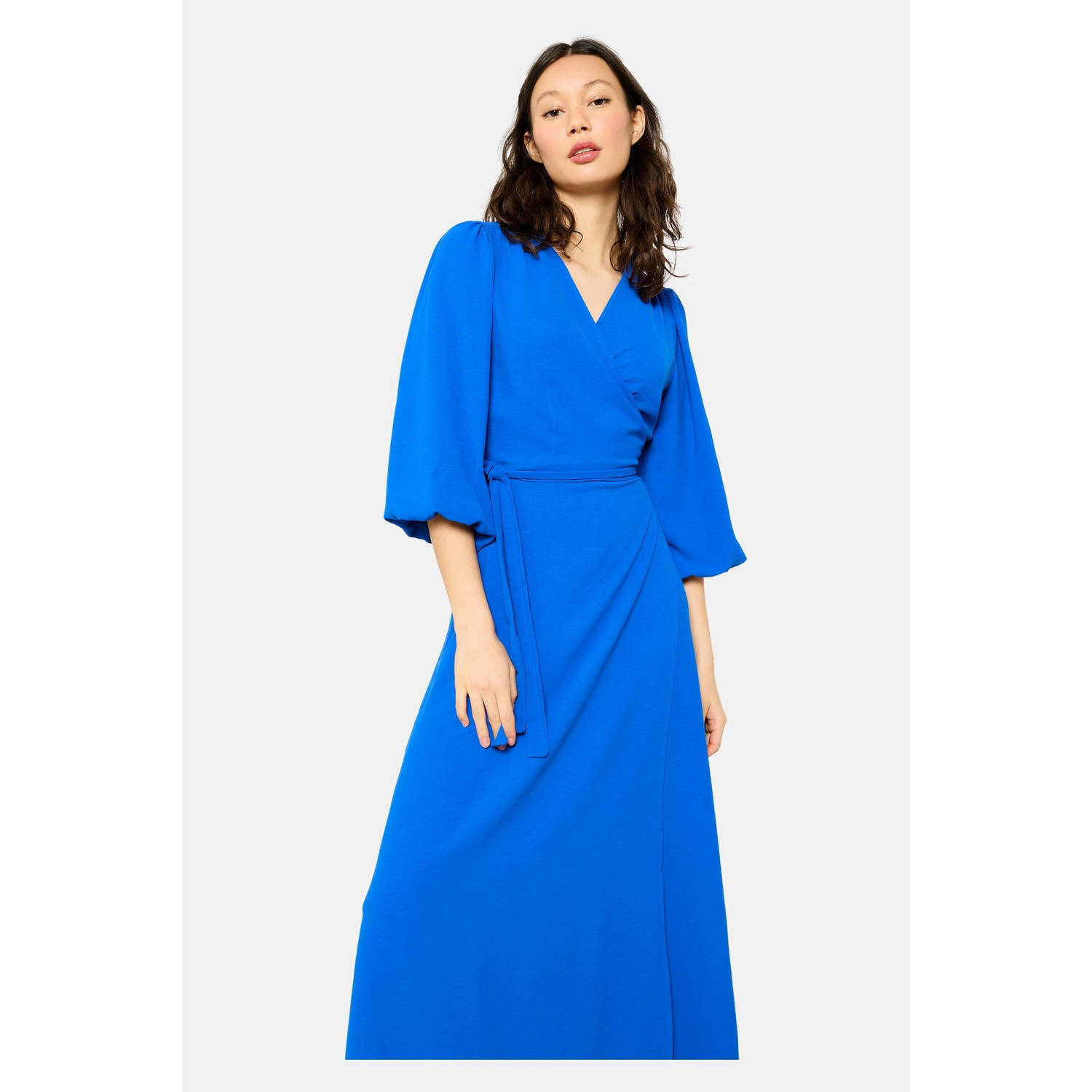 LOLALIZA midi jurk blauw