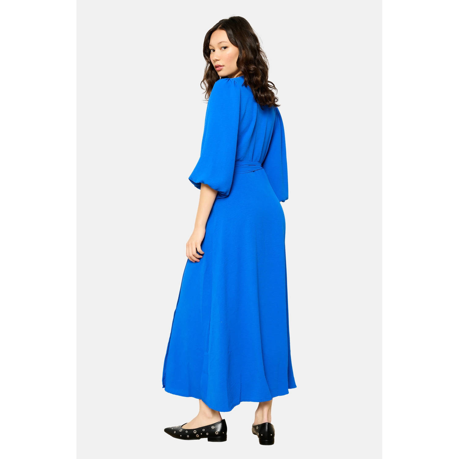 LOLALIZA midi jurk blauw