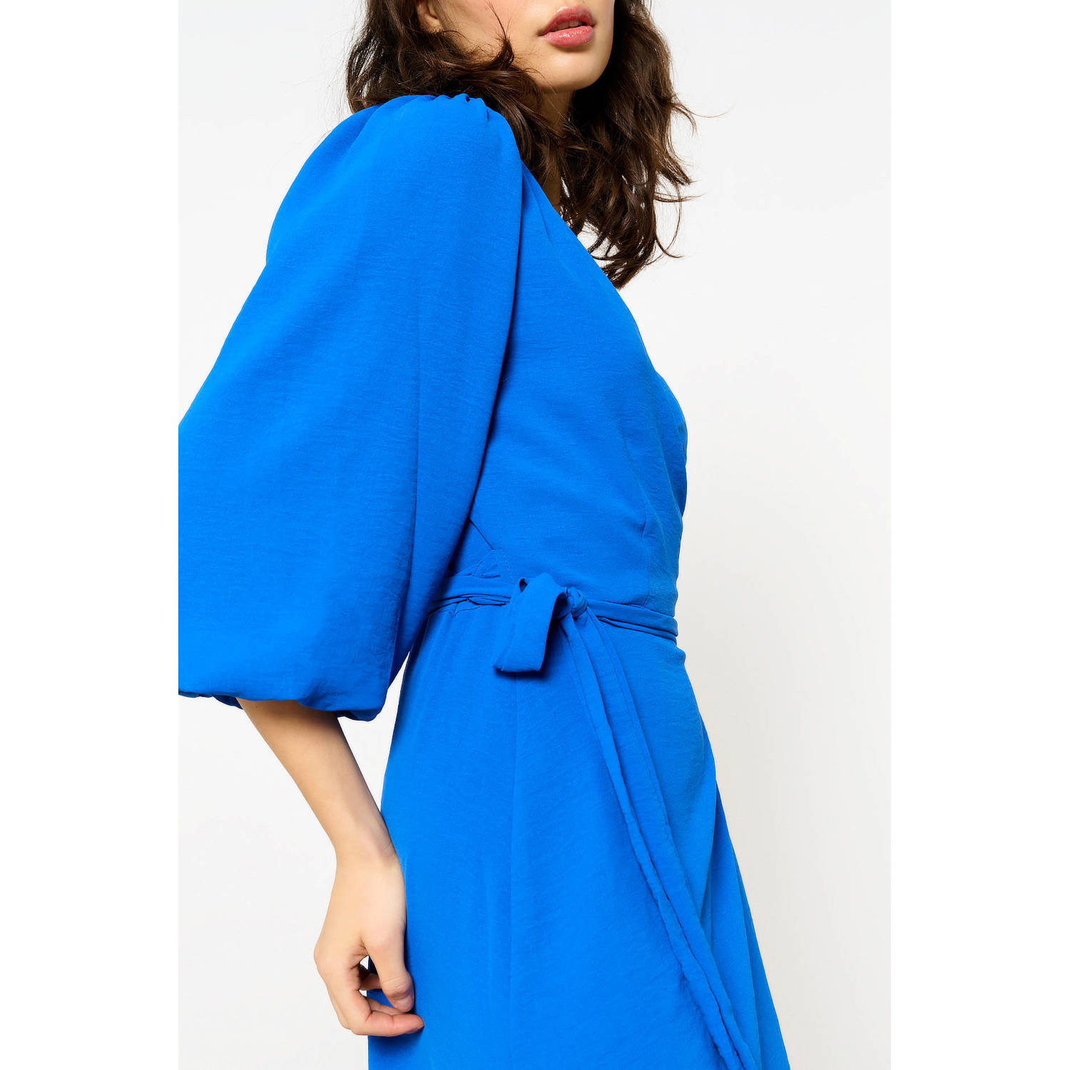 LOLALIZA midi jurk blauw