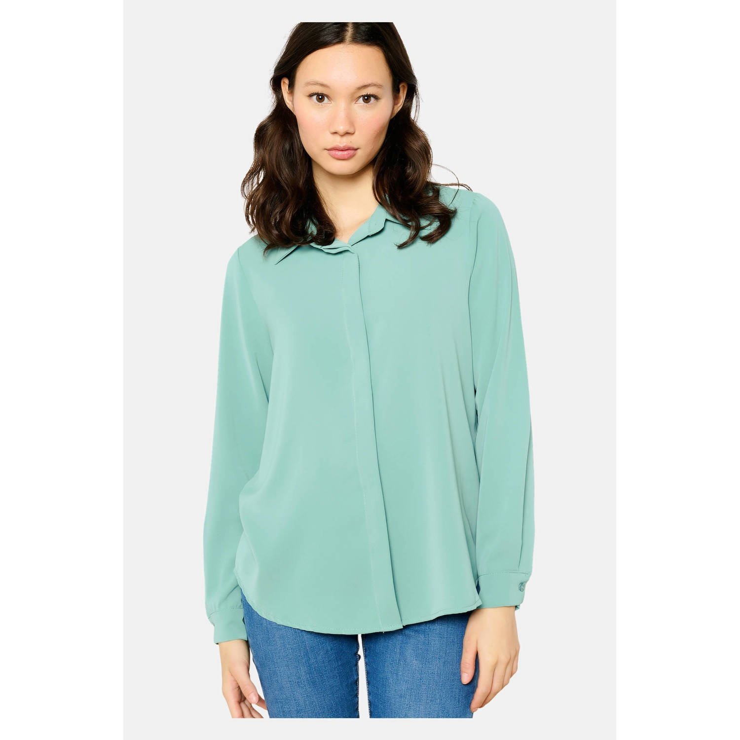 LOLALIZA blouse mintgroen