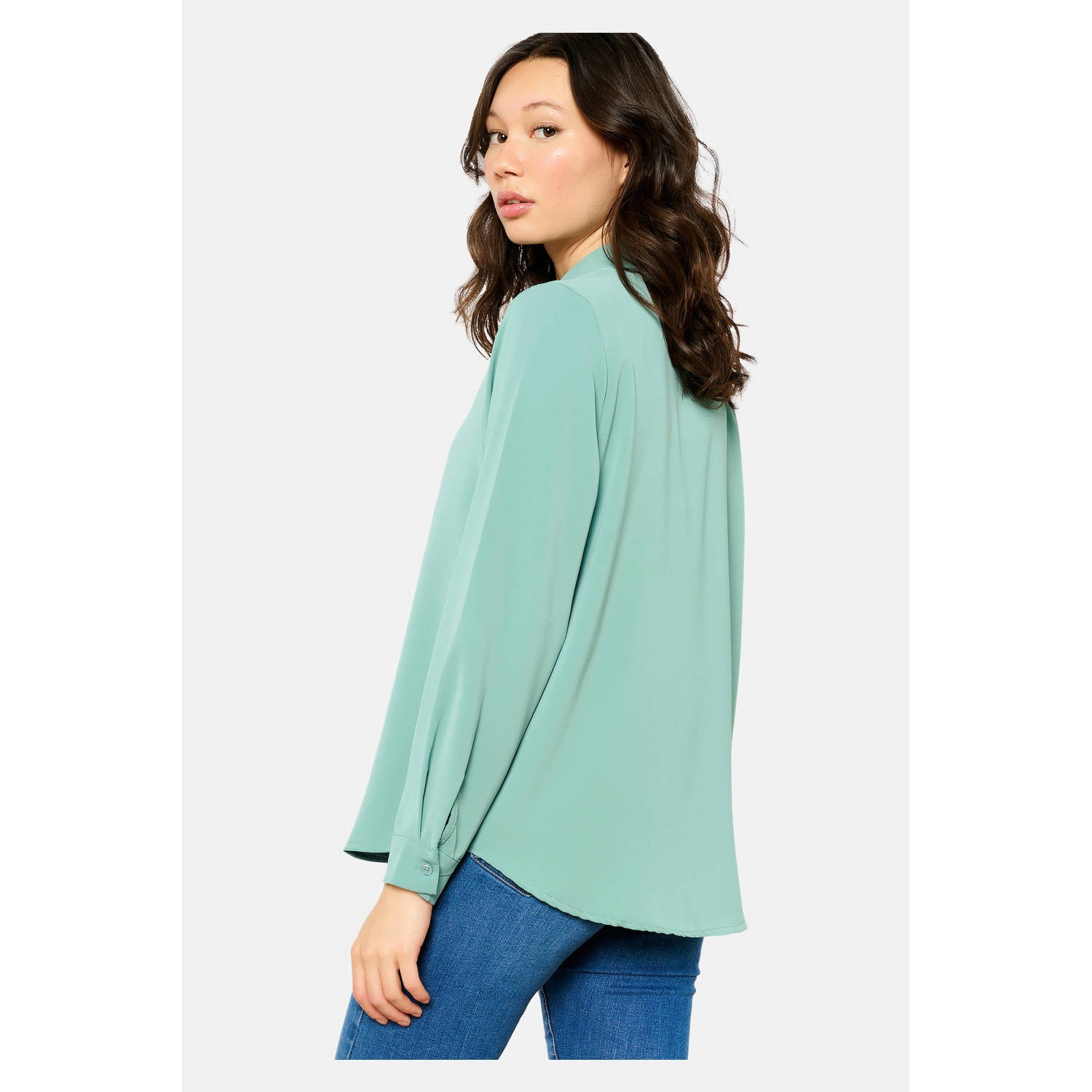 LOLALIZA blouse mintgroen