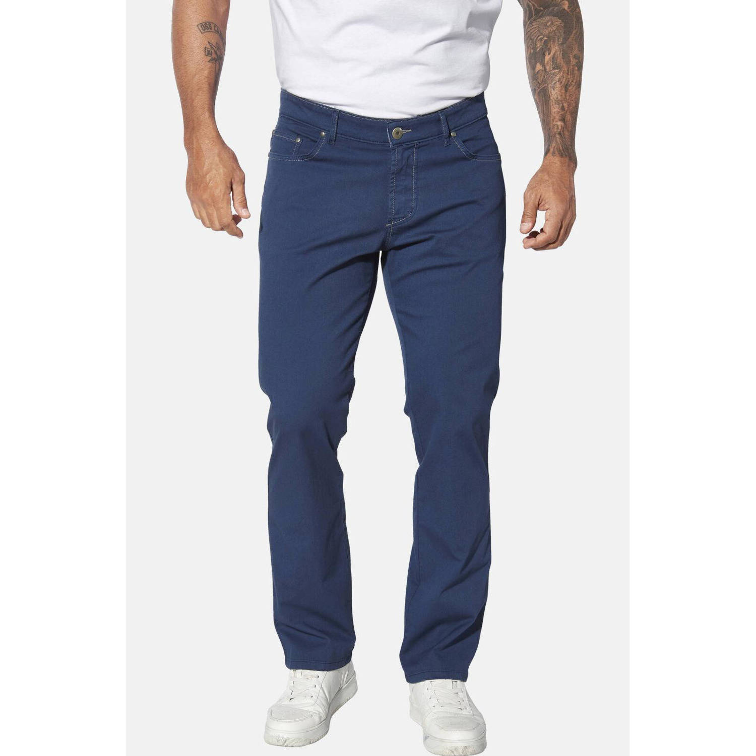 Jan Vanderstorm broek Plus Size JOKIBALD blauw