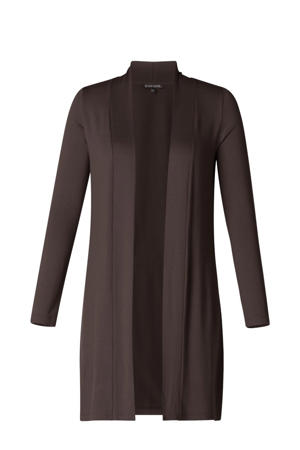lang vest donkerbruin