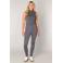 Base Level slim regular waist tregging grijs