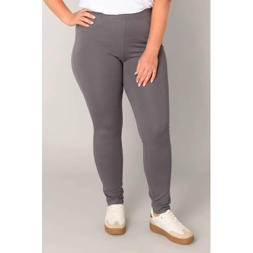 Base Level Curvy slim high waist broek afbeelding