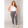 Base Level Curvy slim high waist broek