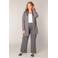 Base Level Curvy vest grijs fijn gebreid