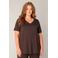 Base Level Curvy T-shirt donkerbruin