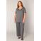Base Level Curvy T-shirt antraciet