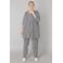 Colletta slim regular waist broek zwart