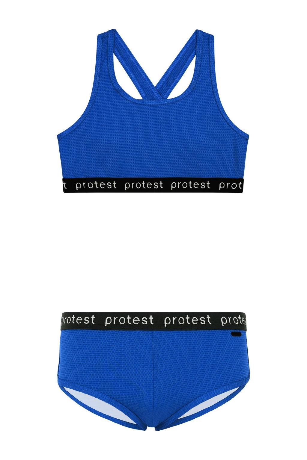 Protest crop bikini PRTBEAU JR kobaltblauw
