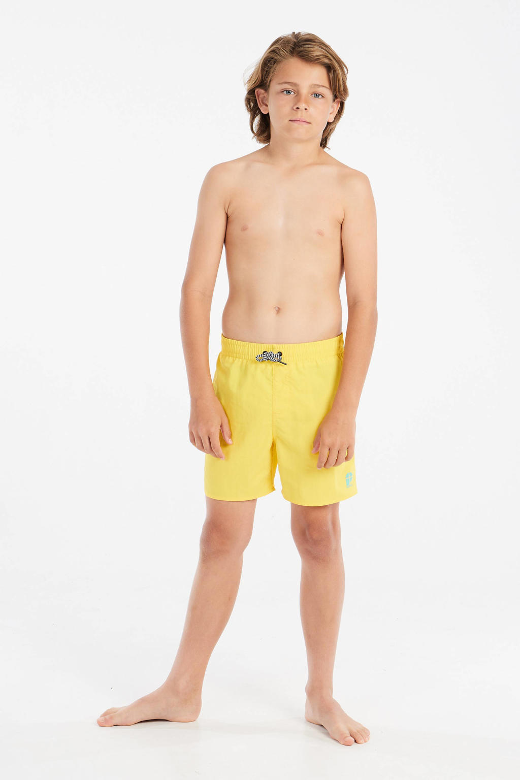 Protest zwemshort CULTURE JR geel