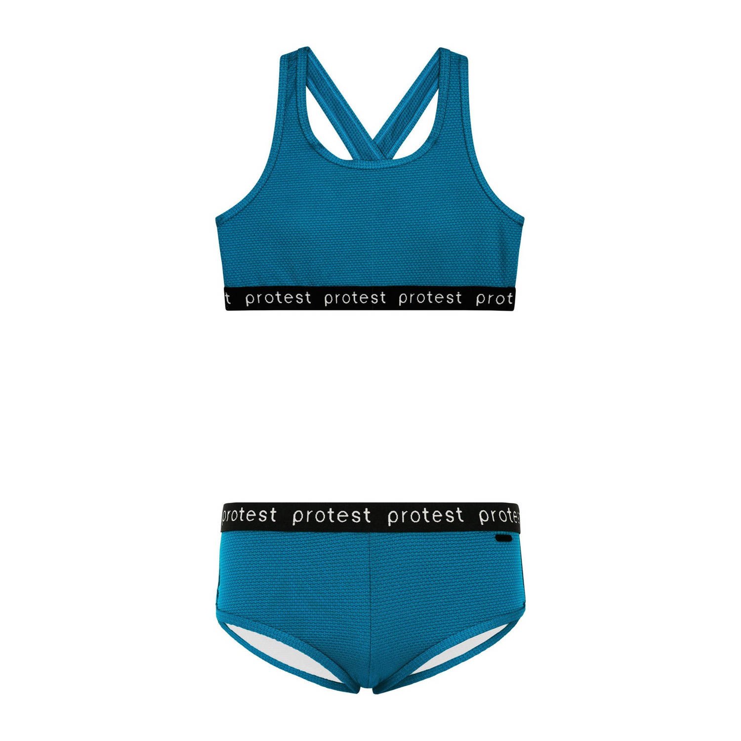 Protest crop bikini PRTBEAU JR blauw