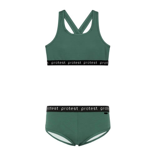 Protest crop bikini PRTBEAU JR groen afbeelding