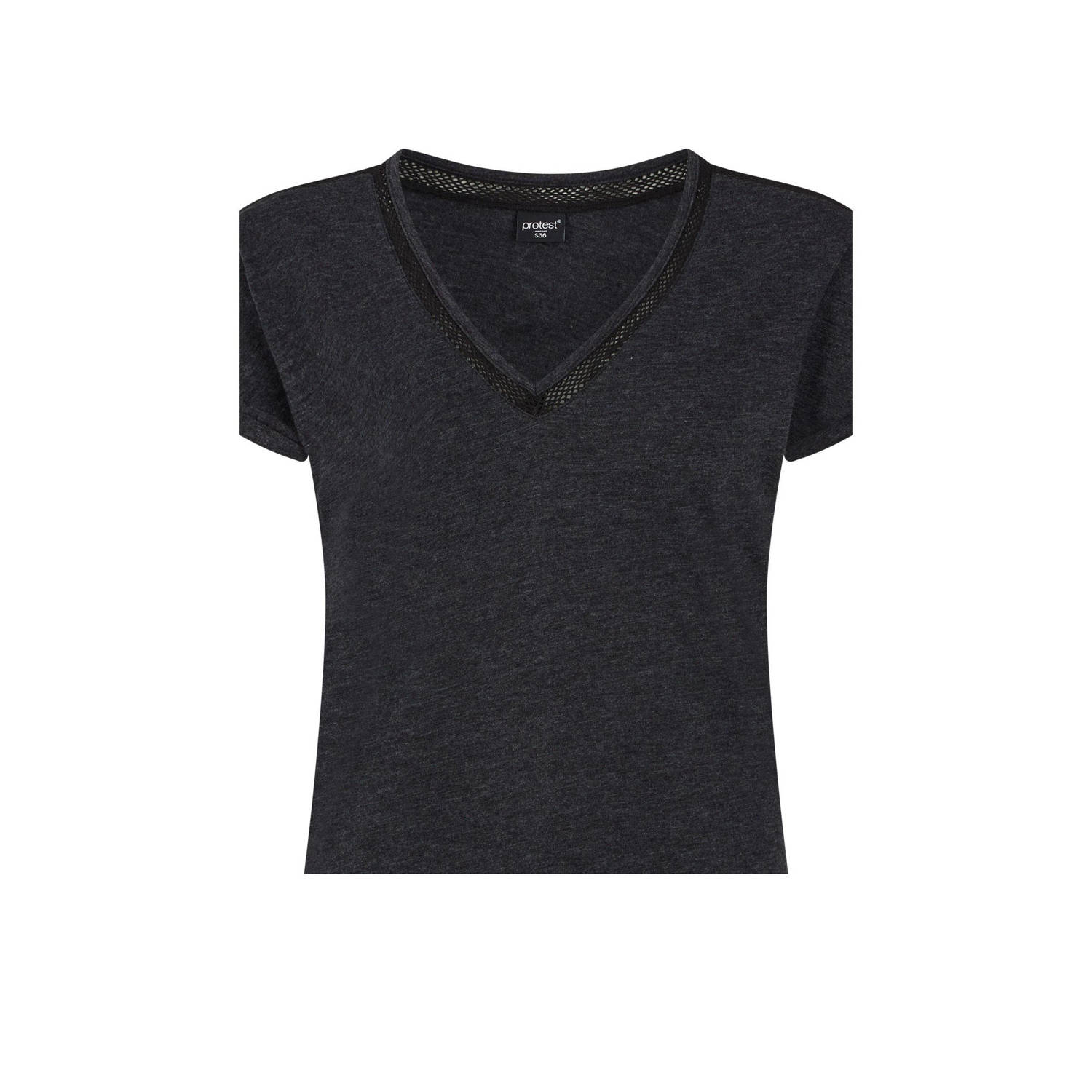 Protest T-shirt zwart