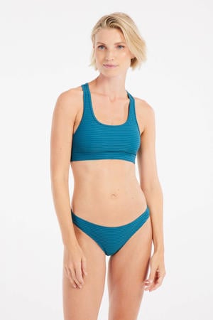 voorgevormde crop bikini PRTEAGER 25 blauw