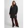 Anytime lange parka zwart