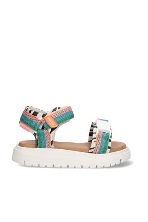 sandalen blauw multi