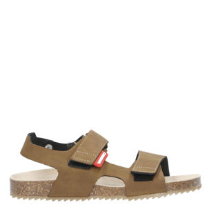   leren sandalen bruin