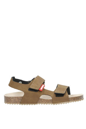 leren sandalen bruin
