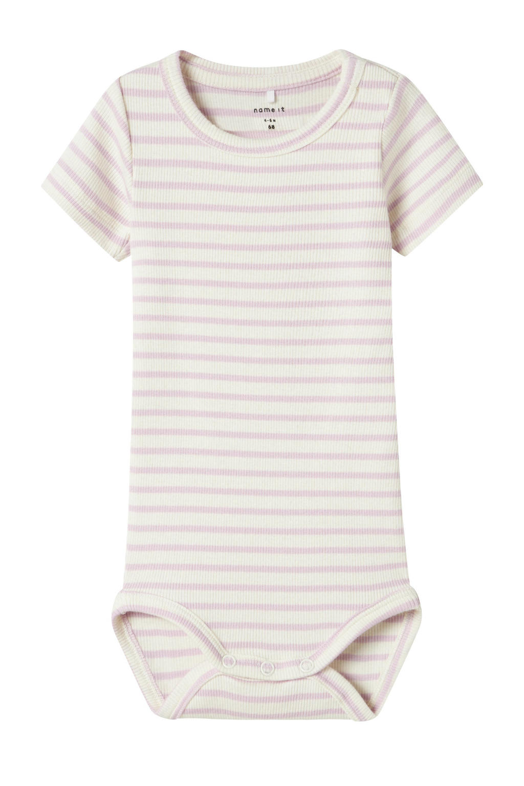 NAME IT BABY romper NBNBANI roze/wit