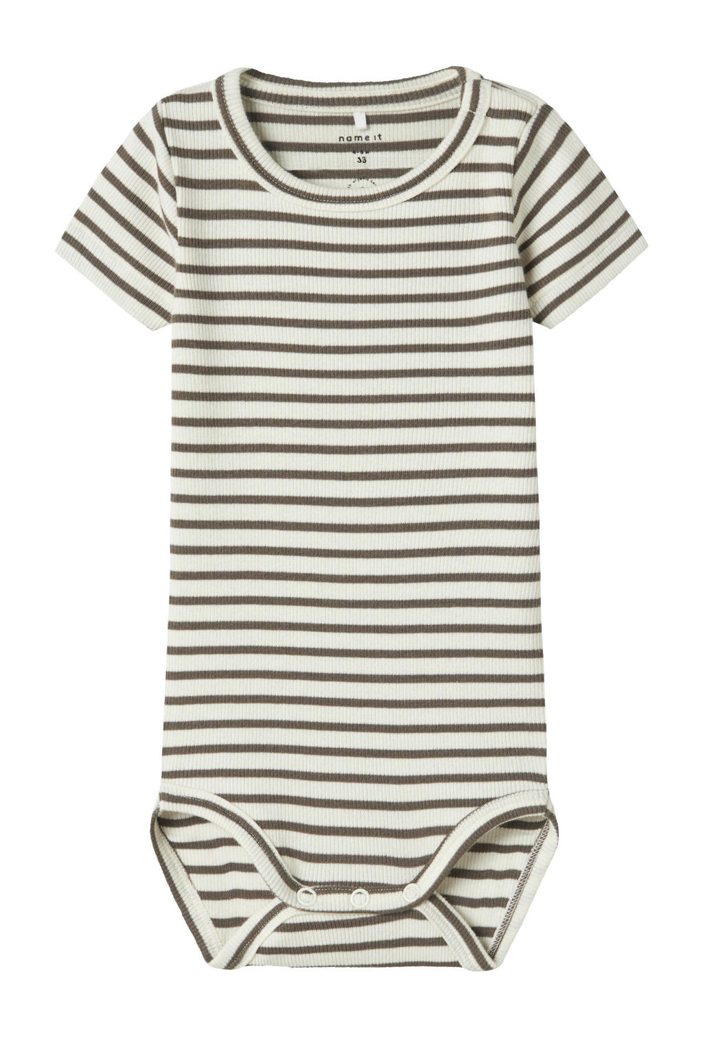 NAME IT BABY romper NBNBANI groen/ecru