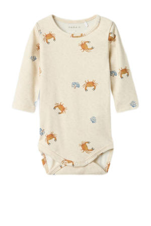 romper ecru melange