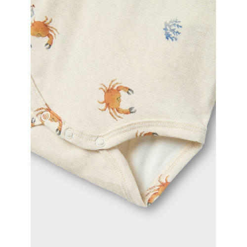 NAME IT BABY romper ecru melange afbeelding