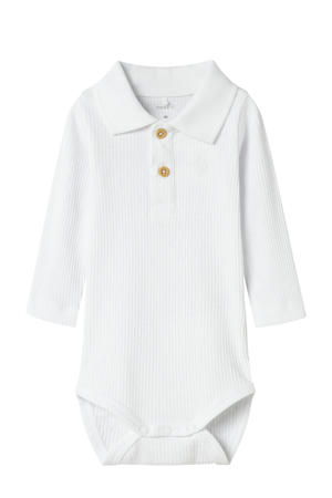 romper NBMFRIMAN wit/donkerblauw