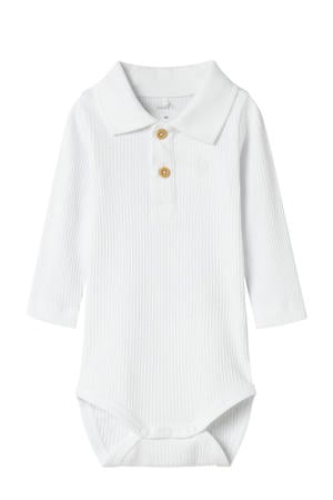 romper NBMFRIMAN wit/donkerblauw