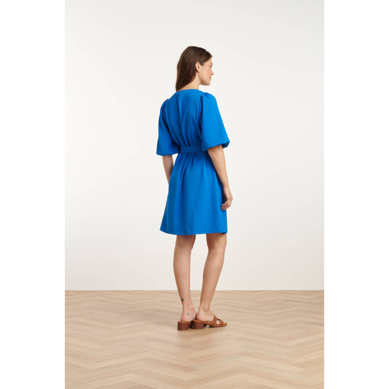 Smashed Lemon jurk blauw