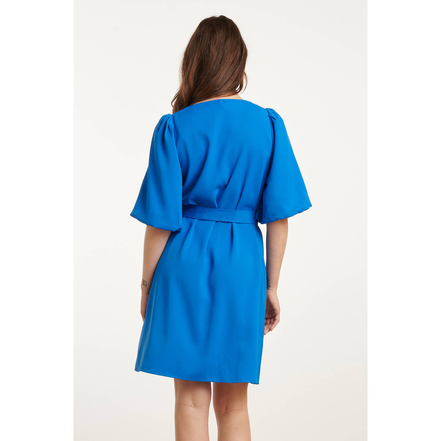 Smashed Lemon jurk blauw