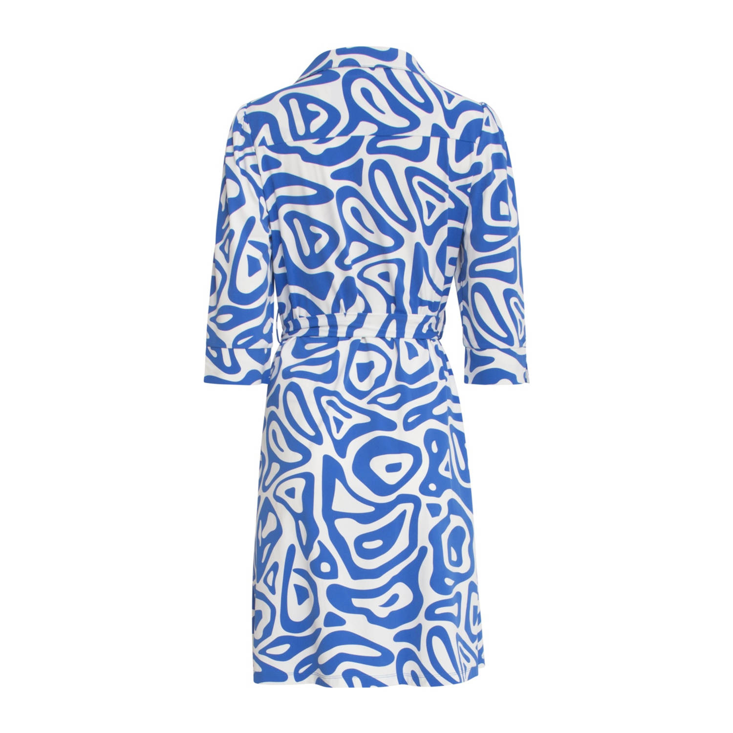 Smashed Lemon zomerjurk blauw