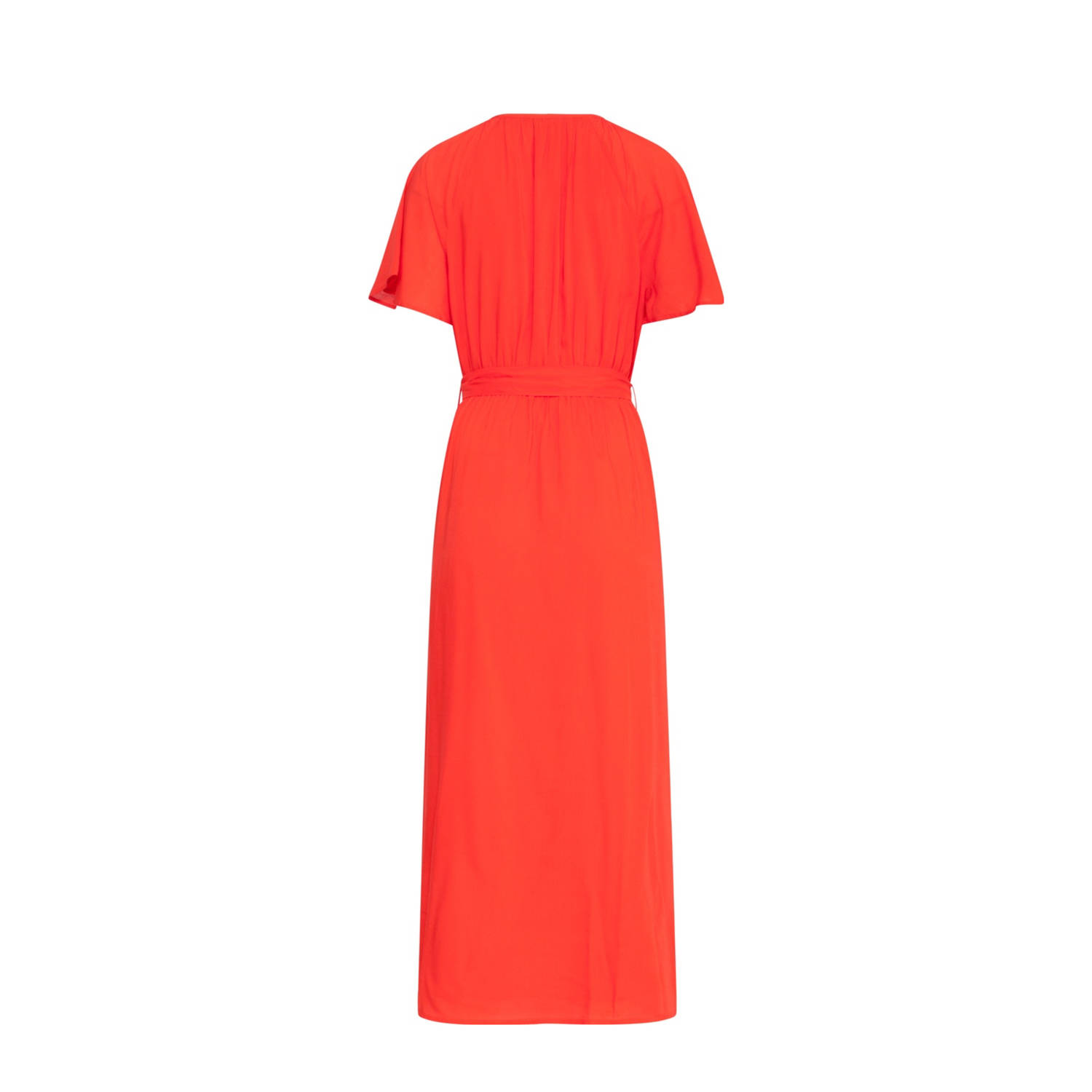 Smashed Lemon maxi jurk rood