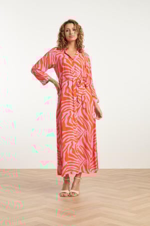 maxi jurk oranje