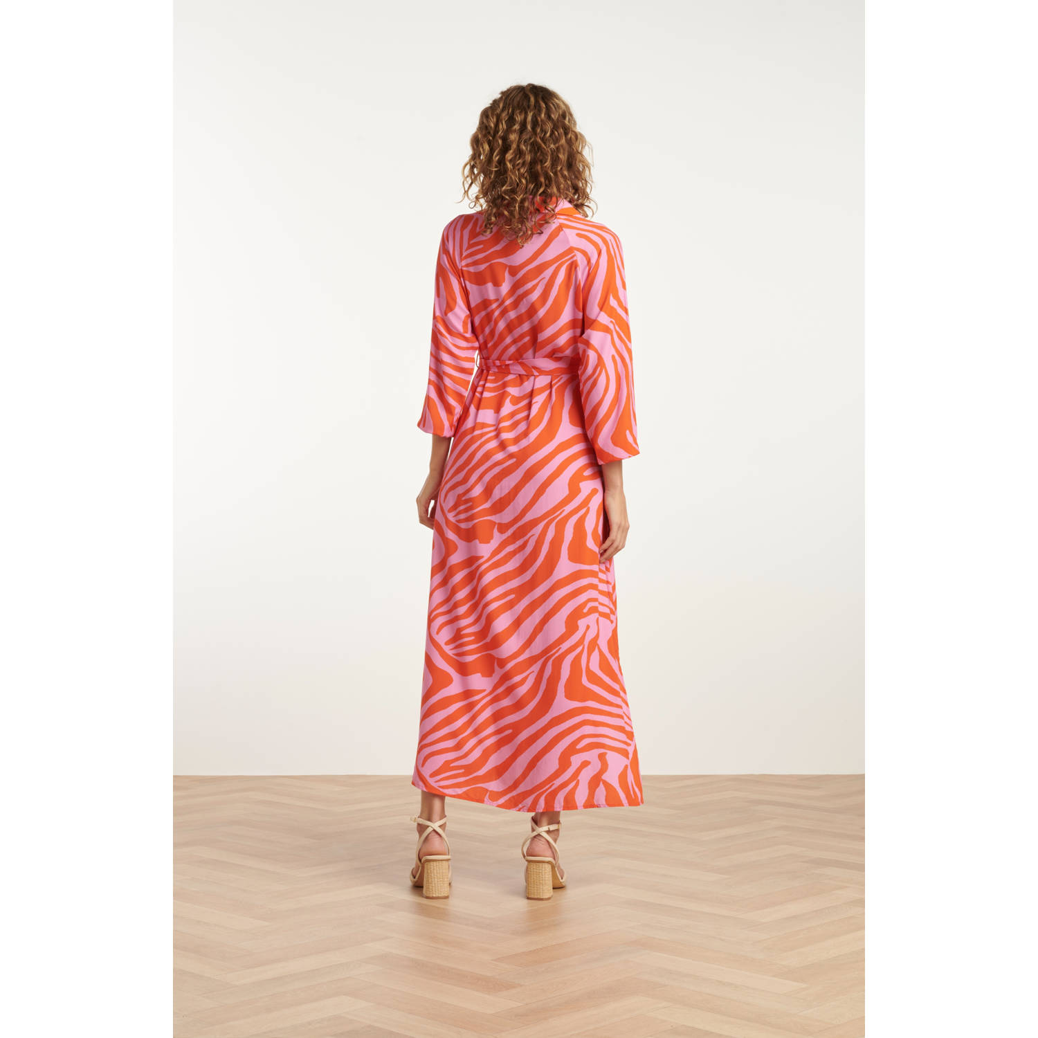Smashed Lemon maxi jurk oranje