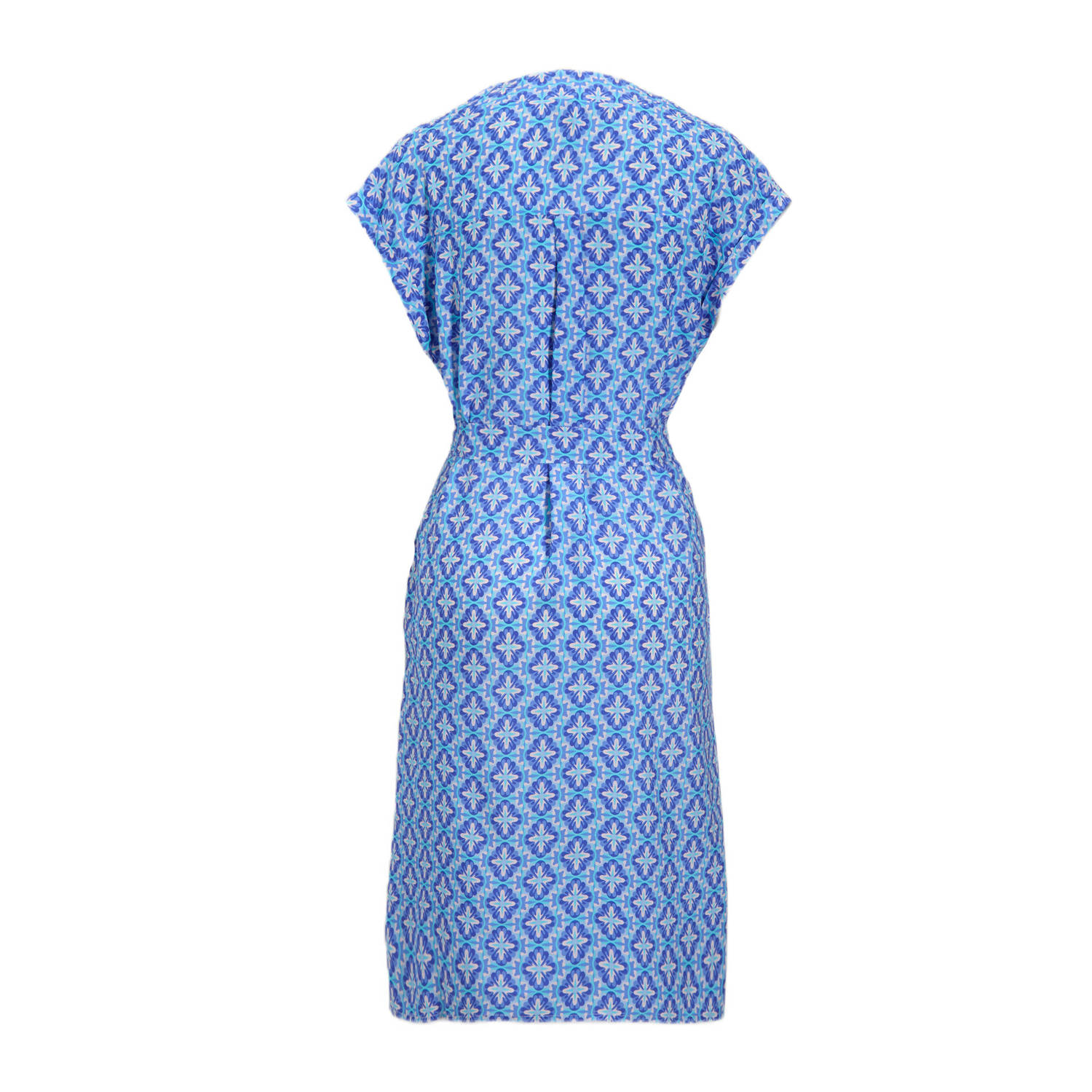 Smashed Lemon zomerjurk blauw