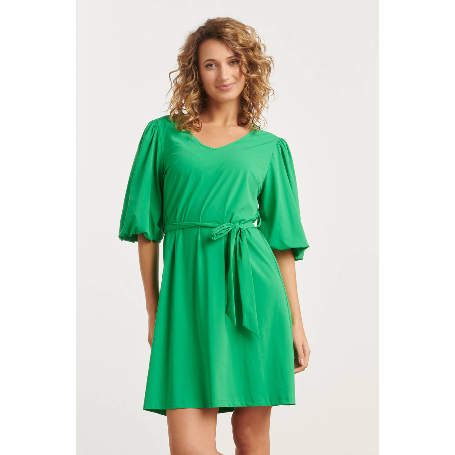 Smashed Lemon zomerjurk groen