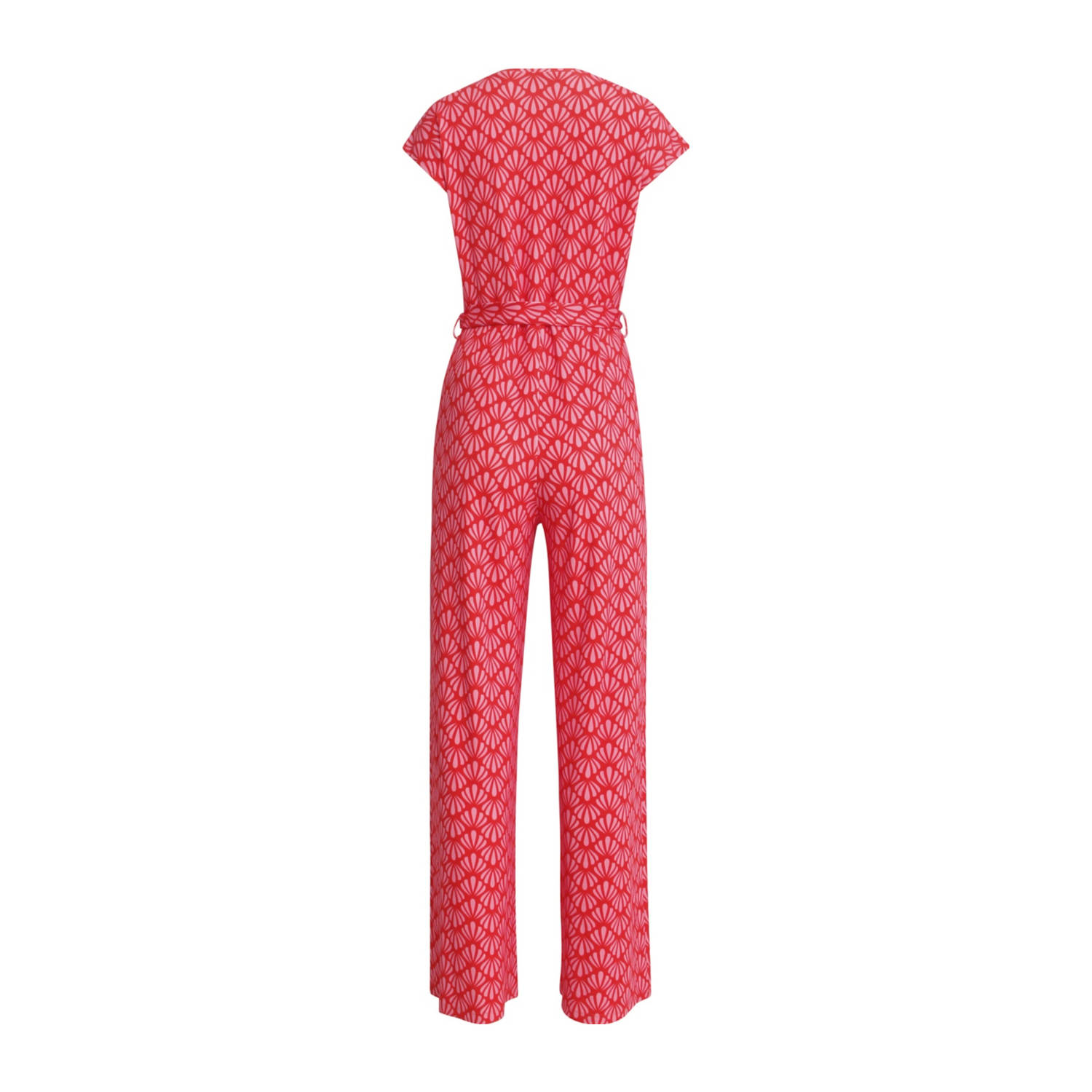 Smashed Lemon wide leg jumpsuit rood
