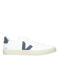Veja Campo leren sneakers wit/blauw