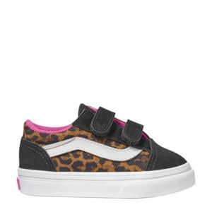 Old Skool V sneakers zwart/camel/roze
