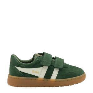 Hawk  suède sneakers donkergroen