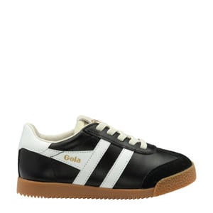 Elan leren sneakers zwart