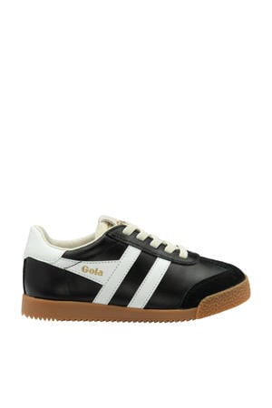 Elan leren sneakers zwart