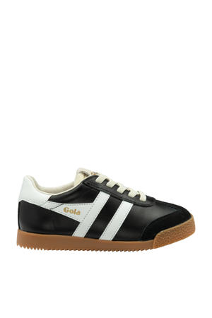 Elan leren sneakers zwart