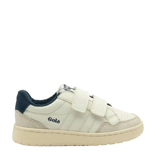 Gola Eagle Strap leren sneakers wit/blauw afbeelding