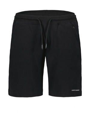 regular sweatshort zwart
