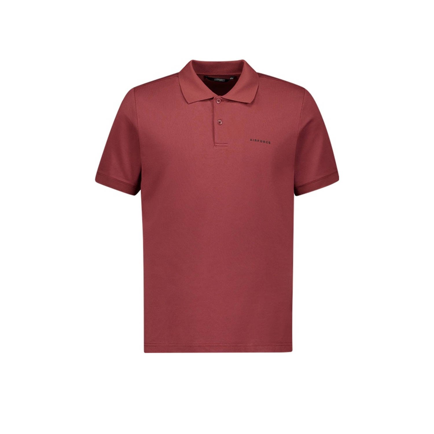 Airforce regular polo roodbruin