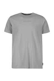 thumbnail: Grijze heren Airforce T-shirt van katoen met backprint, korte mouwen en ronde hals